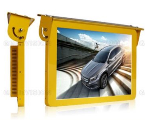 GENEVISION 19 inch Roof Mount Bus Digital Signage Android WIFI 4G GPS LCD Bus Advertising Screen (MBUS-190)