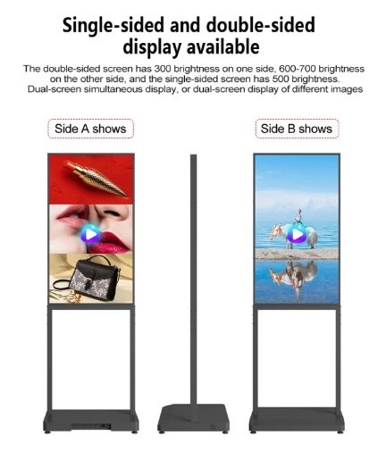 GENEVISION 43 Inch Super Thin Hollow Bottom 700 Nits Brightness Wifi Digital Signage (MAD-430C-A) - imagine 2