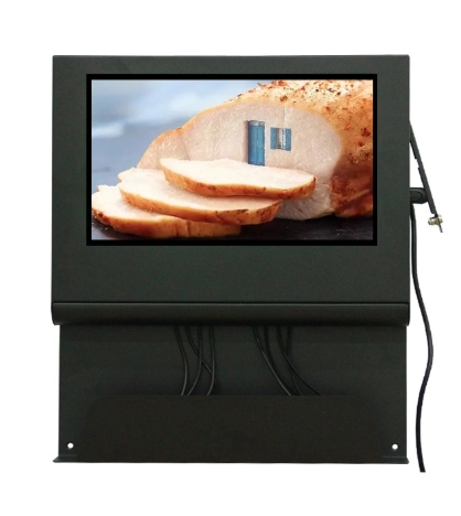 GENEVISION 15.6" Wall Mount Mini Advertising Digital Signage With Smartphone Charging Station (MG-156)