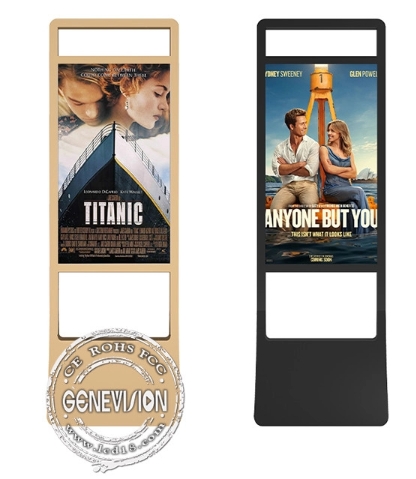 GENEVISION 43" 49" 55" Double Sided Wifi Digital Signage Kiosk With Android 7.1 System (MAD-550-A)