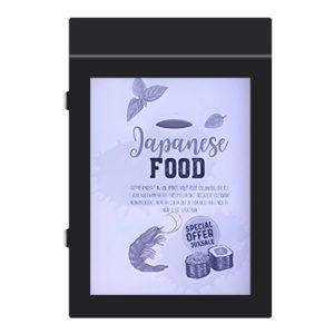 GENEVISION  E Ink 13.3 Inch Outdoor Wall Mount Screen Android System WIFI LCD Digital Signage Player Kiosk Advertising for Station Museum (MOAD-133)