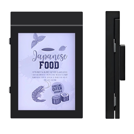 GENEVISION  E Ink 13.3 Inch Outdoor Wall Mount Screen Android System WIFI LCD Digital Signage Player Kiosk Advertising for Station Museum (MOAD-133) - imagine 4