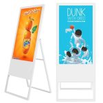 GENEVISION 43Inch Portable LCD Digital Signage for Restaurant Retail LCD Poster Advertising Display (MAD-430)