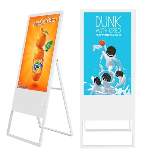 GENEVISION 43Inch Portable LCD Digital Signage for Restaurant Retail LCD Poster Advertising Display (MAD-430)