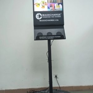 GENEVISION 21.5 inch Phone Charging Wifi Digital Signage Kiosk With 3 Wireless Charging Pad (MG-215S-A)