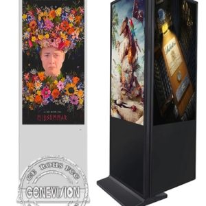 GENEVISION Indoor 55 Inch Screen Double Sided Kiosk For Shopping Mall Advertising (MAD-550)