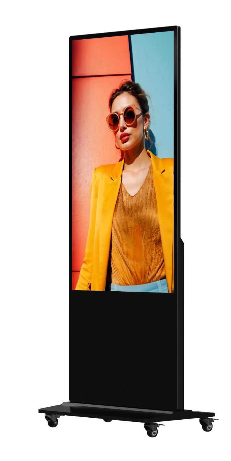 HIKVISION 55-inch Slim Floor Standing Digital Signage (DS-D6055UN-D/S)