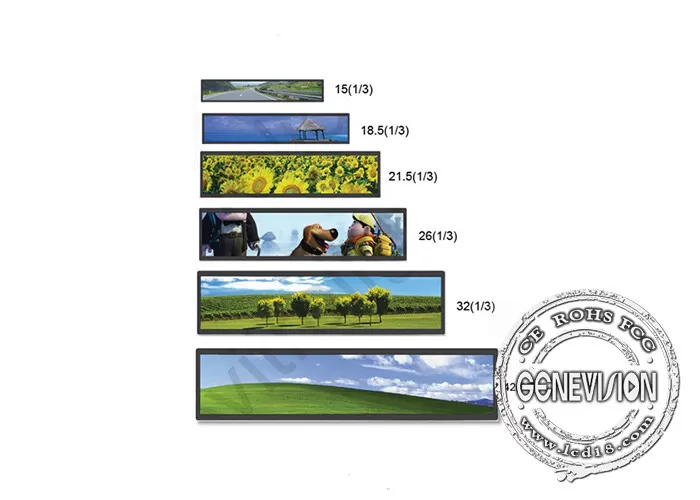 GENEVISION 19.7 Bus Android Stretched Lcd Monitor (MG220A)