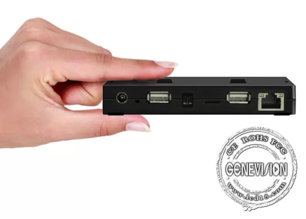 GENEVISION 4G 64G EMMC 4K Android 8.1 Android 9.0 Linux System HD Media Player Box with CEC (MBOX-003)