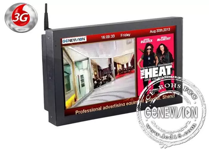 GENEVISION Real Color Wifi Digital Signage Screens With Flow Subtitles , 8ms Responsive Time (MG-240ANW-D)