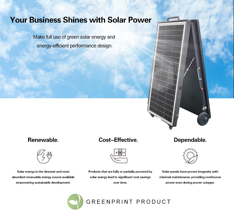 GENEVISION Solar Powered Portable Digital Kiosk (MOAD-430-250829) - imagine 3