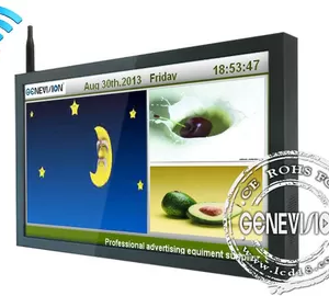 GENEVISION 55 Inch Lobby Wifi Digital Signage , 1500 / 1 Lcd Advertising Players High Brightness (MG-550ANW-D)