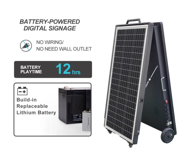 GENEVISION Solar Powered Portable Digital Kiosk (MOAD-430-250829) - imagine 4