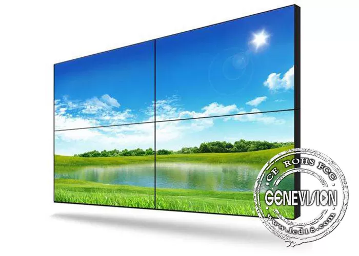 GENEVISION 65" Digital Signage Video Wall 2X2 3.5mm Narrow Bezel LCD Monitor Color Full HD 1080p (MG-650)