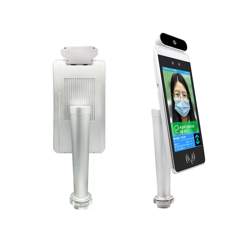 GENEVISION Floor Standing Face Recognition Temperature Measuring Kiosk With 8" LCD Display (M101D) - imagine 3