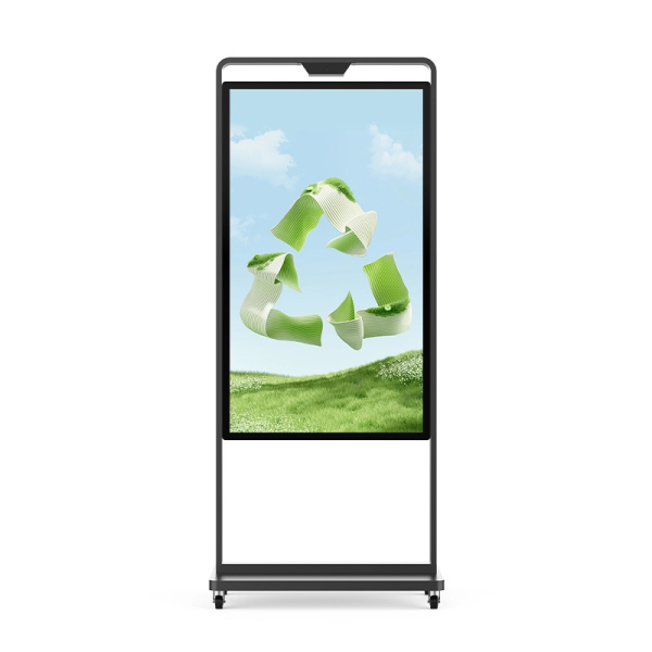 GENEVISION Floor Kiosk Supermarket Advertising Poster with High Contrast and 256GB SSD Storage (MOG156) - imagine 2
