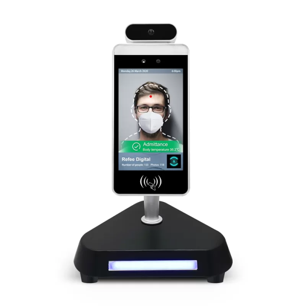 GENEVISION IPS LCD Face Recognition Body Temperature Check Kiosk (M-101D)