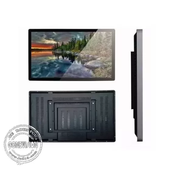 GENEVISION Advertising Screen Wifi Lcd Monitor Display 43 Inch 350-450 Nits Wall Mounted (MG320) - imagine 3