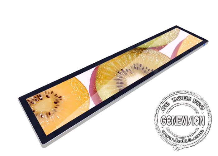 GENEVISION 48.8" 4K 3840 X 720 1000nits High Brightness Stretched Bar LCD Display With DP In (MG-488)