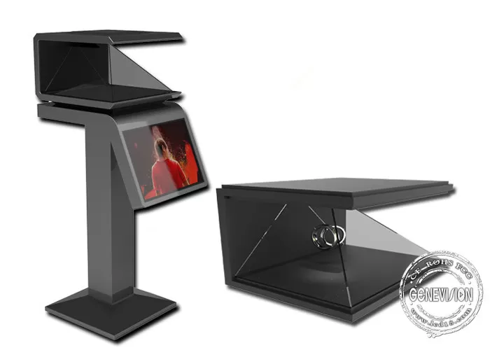 GENEVISION Magic 270 Degree Vitual 3d Hologram Screen Holo Box Stand Projector With Touch Monitor (MAD-512)