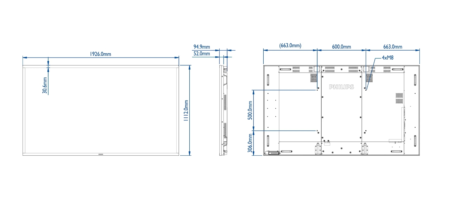 PHILIPS Signage Solutions Afişaj multi-touch (BDL8470QT/00) - imagine 9