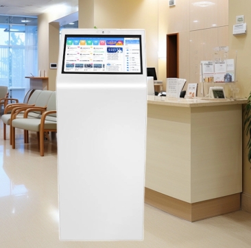 GENEVISION 21.5" All-in-One Self Service Touch Screen Kiosk for Hospitals Banks Finance With Automatic Queuing & Query Information System (MG-215) - imagine 3