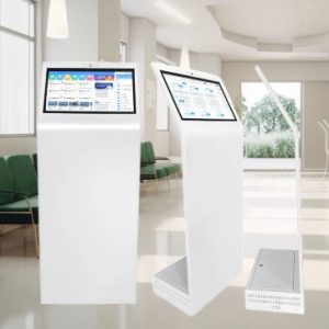 GENEVISION 21.5" All-in-One Self Service Touch Screen Kiosk for Hospitals Banks Finance With Automatic Queuing & Query Information System (MG-215)