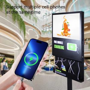 GENEVISION 15.6/ 21.5 Inch Advertising LCD Displayer Charging Station for Mobile Phone (MAD-215)