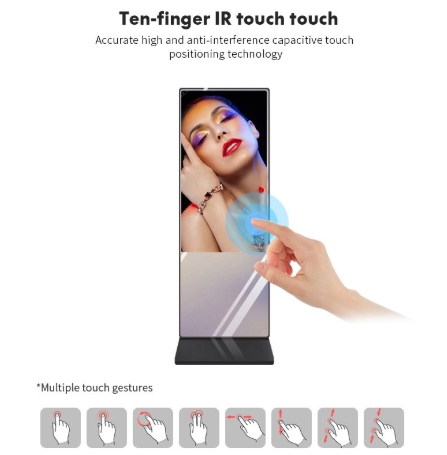 GENEVISION 49" Smart Mirror Digital Signage with Motion Sensor - LG Panel, Android OS & Remote Management (MG-490) - imagine 3