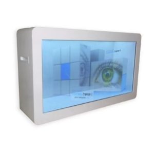 GENEVISION 47 See Through Lcd Screen Kiosk Digital Signage , Multitouch Transparent Showcase (MAD-470)