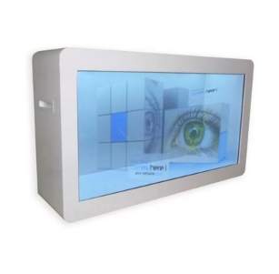 GENEVISION 47 See Through Lcd Screen Kiosk Digital Signage , Multitouch Transparent Showcase (MAD-470)