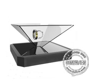 GENEVISION Inverted Triangle 3D Holographic Display Showcase HD Android Wifi Hologram Advertising (MAD-185A)