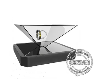 GENEVISION Inverted Triangle 3D Holographic Display Showcase HD Android Wifi Hologram Advertising (MAD-185A)