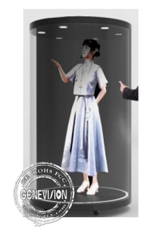 GENEVISION 21.5inch 75 inch Android System AI Technology Mini LED Digital Human Holographic Showcase Advertising Kiosk (MH-220, MH-750) - imagine 2