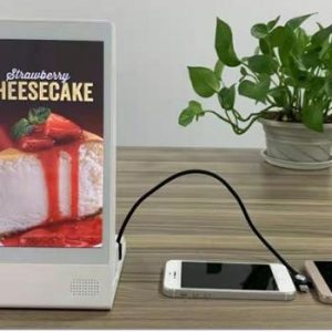 GENEVISION Desktop Kiosk Display Screen 8 Inch For Advertising (MAD-898)