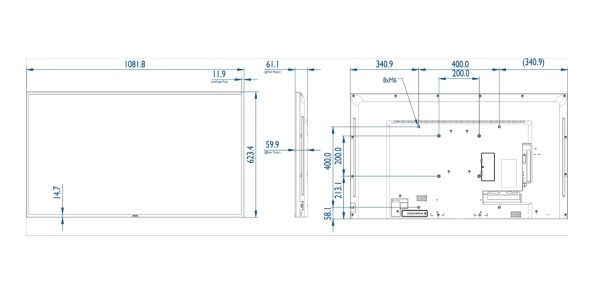 PHILIPS Signage Solutions Afişaj Q-Line (BDL4830QL/00) - imagine 8