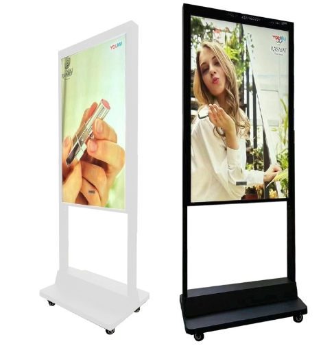 GENEVISION 49" Shop Window Digital Signage Kiosk Double Sided 2500nits And 700nits High Brightness (MAD-490CA-241031)