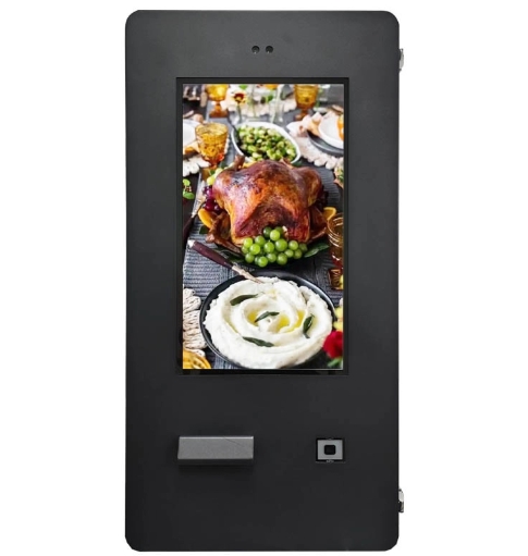 GENEVISION 24" Outdoor Wall Mount Black Sunlight Readable Auto Vending Machine For Car Wash Payment (MAD-240HT-A) - imagine 3
