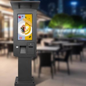 GENEVISION 32" IP65 Waterproof Self Service Payment Kiosk Outdoor Terminal with POS Bracket and Printer (MOAD-320)