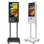 GENEVISION 32 Inch Full Black Cashless Self Service Kiosk With Credit Card Payment (MG-320)