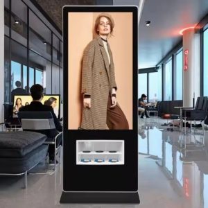 GENEVISION 55 Inch Cell Phone Charging Kiosk Mobile Charging Phones LCD Digital Signage (MOAD-550-A)