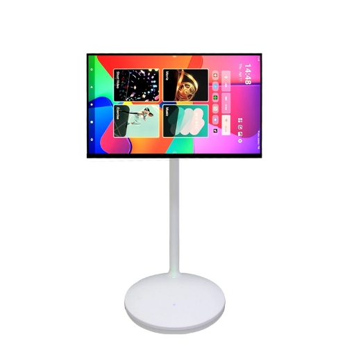 GENEVISION 24" 27" 32" Mobile Smart Screen Android 11 OS 4GB 64GB Rollable Smart Touch Screen with Rchargable Battery (MT-270ST-A)