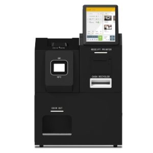 GENEVISION 10.1 Inch Touch Screen Cash Register Machine with Cash Coin Change Function - Automatic Payment Terminal Display Screen Signage (MAD-101-250814)