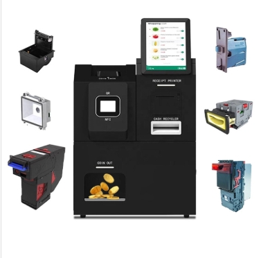 GENEVISION 10.1 Inch Touch Screen Cash Register Machine with Cash Coin Change Function - Automatic Payment Terminal Display Screen Signage (MAD-101-250814) - imagine 2
