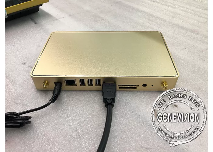 GENEVISION Android HD Media Player Box with Wifi , Eight Core CPU 4G Digital Signage Player with input (MBOX-002)