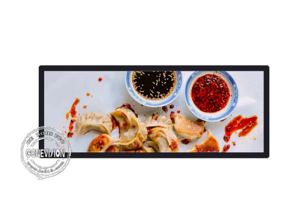 GENEVISION Ceiling Mount Double Sided Stretched Bar LCD For Advertising (MG-485) - imagine 2