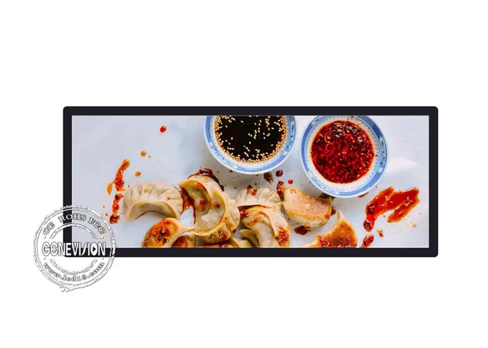 GENEVISION Ceiling Mount Double Sided Stretched Bar LCD For Advertising (MG-485) - imagine 2