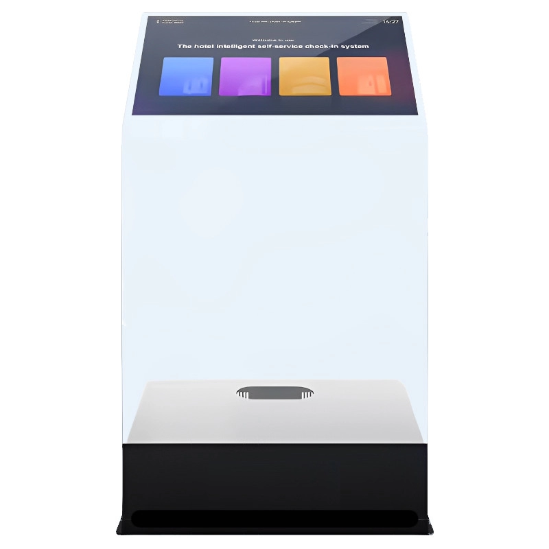 GENEVISION Crystal Holographic Touch Screen Podium Kiosk With Projector For Exhibition Center (MAD-220HA-241105) - imagine 2