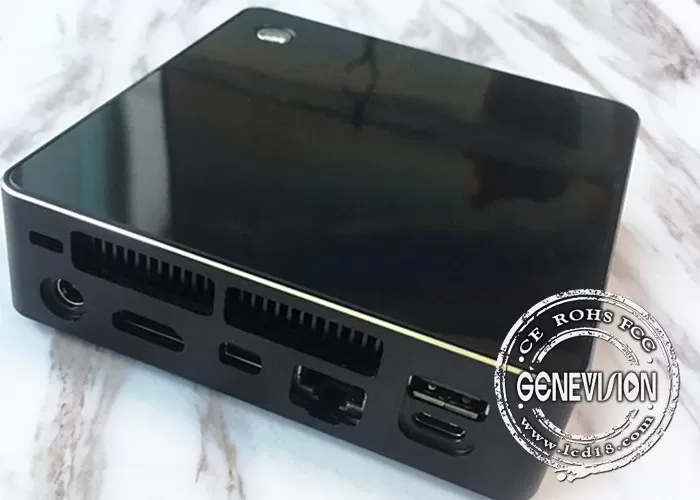 GENEVISION 8th Generation i7 CPU Small PC Media Player Box Ultra Thin 3cm Thickness With Input / USB3.0 (MBOX004)