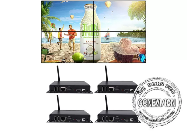 GENEVISION Video Wall Controller HD Media Player Box One Rj45 Port Ethernet 1920x1080P Resolution (MBOX-A06) - imagine 2
